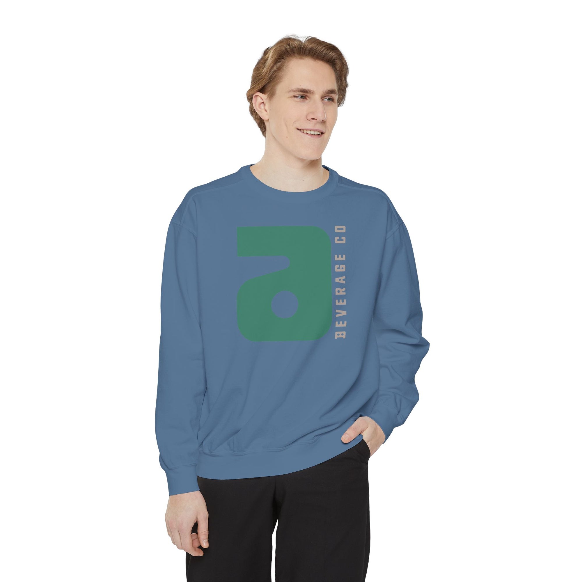 Trendy Unisex Garment-Dyed Sweatshirt - Beverage Co Design